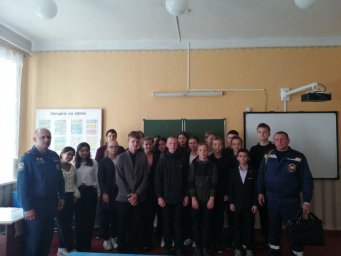 ​В МКОУ &laquo;Сухиновская СОШ&raquo; прошел открытый урок об образовании ГО
