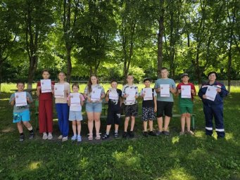 ​Беседа по ППБ в Нижнесмородинской школе Поныровского района