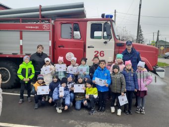 Экскурсия в ПЧ Дмитриевского района