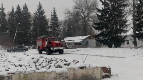 ​Пожарно-тактическое занятие на базе ОБУЗ &laquo;Дмитриевская ЦРБ&raquo;