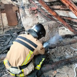 ​Огнеборцы Курского района на пожаре