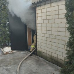 ​Огнеборцы Советского района оперативно потушили возгорание в гараже