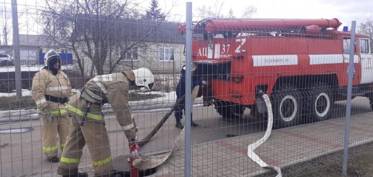 ​Пожарно- тактическое учение в Поныровском районе
