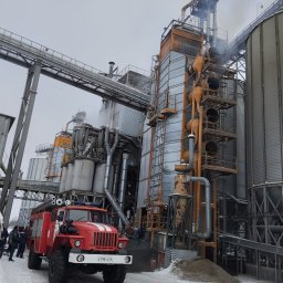 ​Пожар зерносушилки в ООО "Агро-Инвест- Недвижимость" п. Соколовка ликвидирован