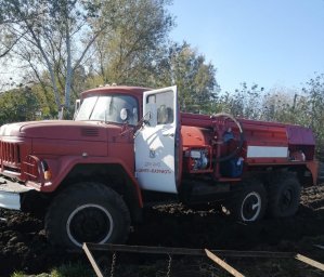 Возгорание автомобиля в с. Внезапное Кореневского района ликвидировано