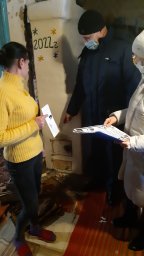 ​Профилактический рейд по многодетным семьям в Хомутовском районе