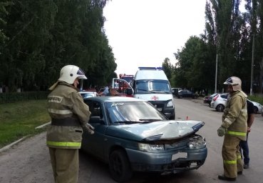 ​Касторенские огнеборцы на ДТП