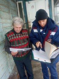 ​Пожарно-профилактическая работа на территории п. Золотухино