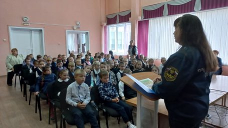 ​Урок безопасности в школе № 28