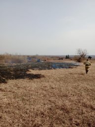 ​Огнеборцы Фатежского района на борьбе с огнем