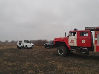 Обоянские пожарные в борьбе с огнем