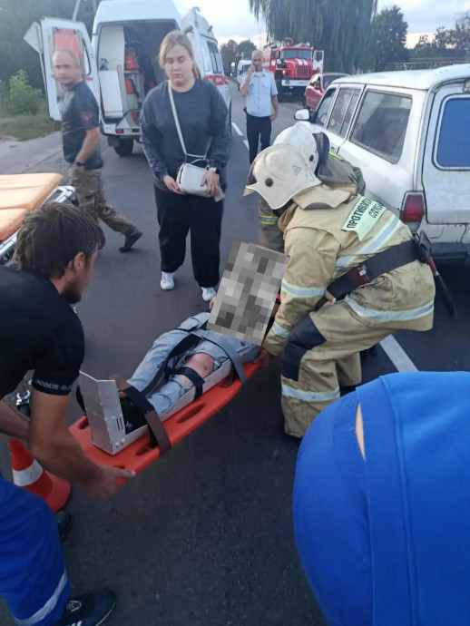 ​Огнеборцы ПЧ Солнцевского района на выезде на ДТП