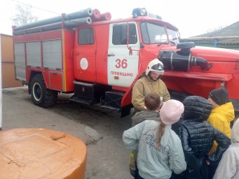 ​Профилактическая работа огнеборцев ПЧ Октябрьского района