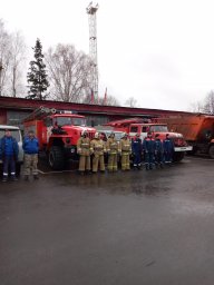 ​Фатежские огнеборцы-спасатели на штабной тренировке по ликвидации ДТП