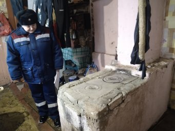 Пожарно-профилактический рейд в с. Малахово Конышевского района