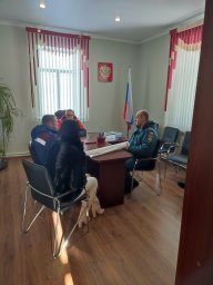 ​Жителям Глушковского района рассказали о правилах пожарной безопасности