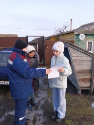 ​Профилактический рейд в д. Бирюковка Большесолдатского района