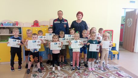 ​Пожарная безопасность для дошколят Золотухинского района