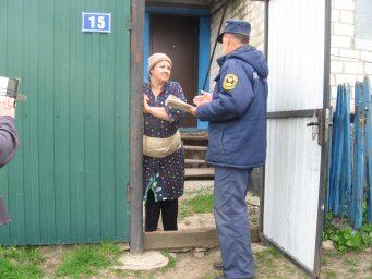 ​Совместные рейд в с.Анахино Обоянского района