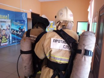 ​Пожарно-тактические занятия в Касторенском районе