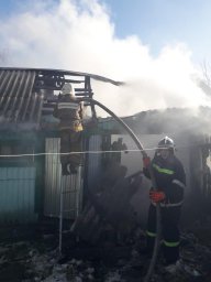 ​Возгорание сарая в сл. Рыбинские-Буды ликвидировано