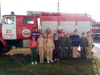 ПОЖАРНО-ТАКТИЧЕСКОЕ ЗАНЯТИЕ В ШКОЛЕ И ПРОВЕРКА ППВ В БОЛЬШЕСОЛДАТСКОМ РАЙОНЕ