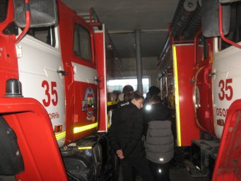 ​В гости к Обоянским огнеборцам