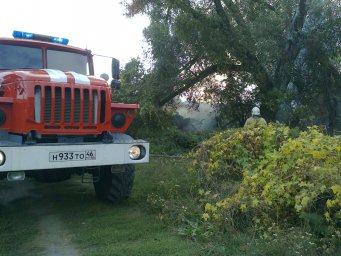 ​Возгорание в с. Беседино успешно ликвидировано