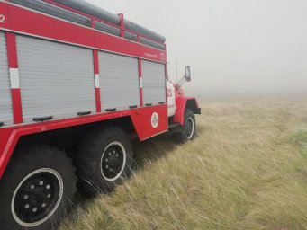 ​Горшеченские пожарные не допустили распространения огня