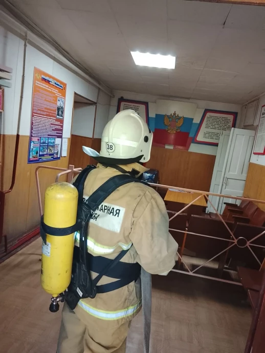 ​Учебная тренировочная эвакуация и ПТЗ на территории Пристенского района