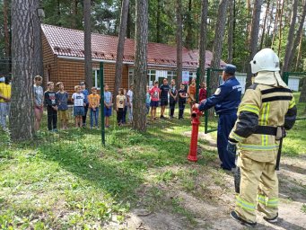 ​Пожарная безопасно в ДОЛ &laquo;Солнышко&raquo; Глушковского района