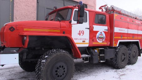 Пожарные Железногорского района получили новый автомобиль