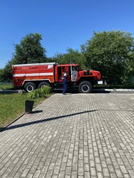 Проведение пожарно&ndash;тактических занятий в Октябрьском районе