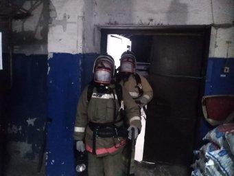​Ночные пожарно-тактические занятия в Черемисиновском районе