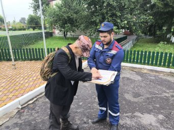 ​Профилактический рейд на территории Вышнереутчанского сельсовета