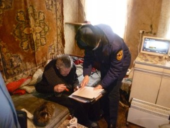 ​Рейд в целях предупреждения пожаров в быту в Паникинском сельсовете.