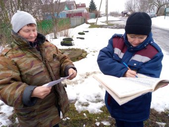 ​Совместный рейд в в Черницынском с/с Октябрьского района
