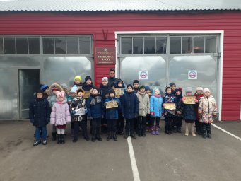 ​В гости к Дмитриевским огнеборцам
