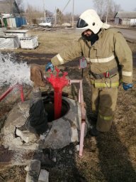​ПЧ Солнцевского района на изучении района выезда