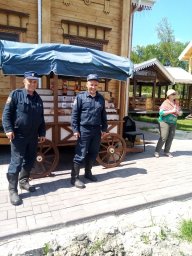 ​Пристенские огнеборцы на обеспечение безопасности праздника