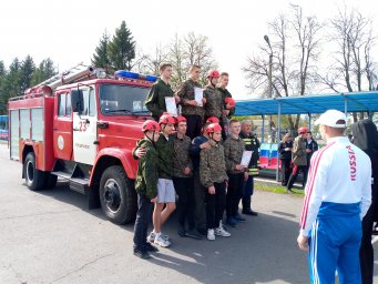 ​В Горшеченском районе прошла пожарная эстафета