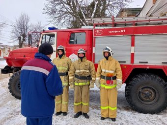 ​Пожарно-тактические занятия в Рыльском районе