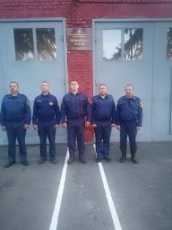 Возложение венков работниками ПЧ Хомутовского района