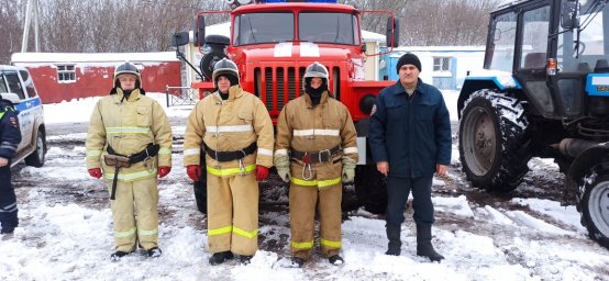 Штабная тренировка в Мантуровском районе