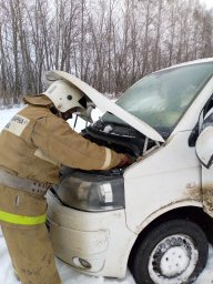 ​Горшеченские огнеборцы-спасатели на ДТП