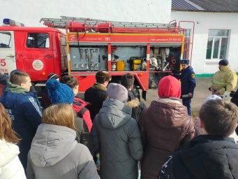 ​Урок по гражданской обороне в Фатежском районе