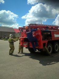 ​В ПЧ Фатежского района проходит сдача квартальных зачетов
