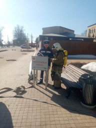 ​Фатежские пожарные ликвидировали условное возгорание