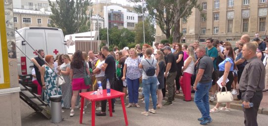 ​Работники Противопожарной службы не остались в стороне