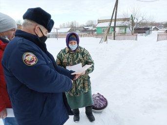 ​Совместный профилактический рейд в Шептуховском сельсовете